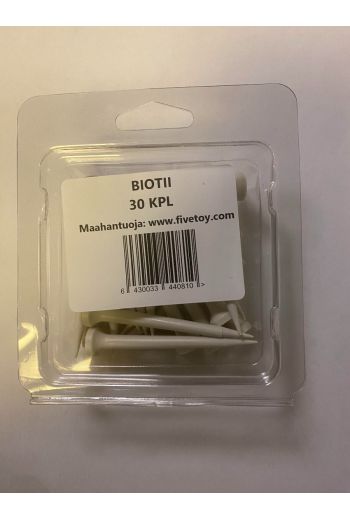 BIOTIIT 70MM 30 KPL VALKOINEN