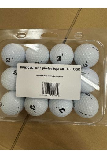 BRIDGESTONE  JÄRVIPALLOJA E6 Grade 1  clamshell