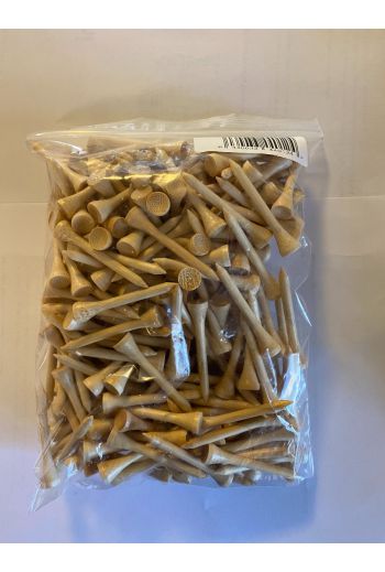 54 mm luonnollinen puun väri 250 kpl pussi