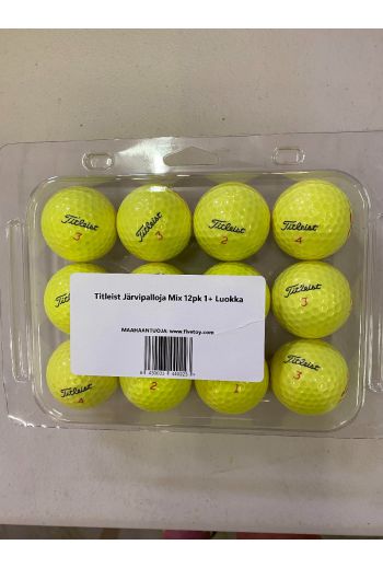 Titleist järvipallo grade 1 yellow 12pk